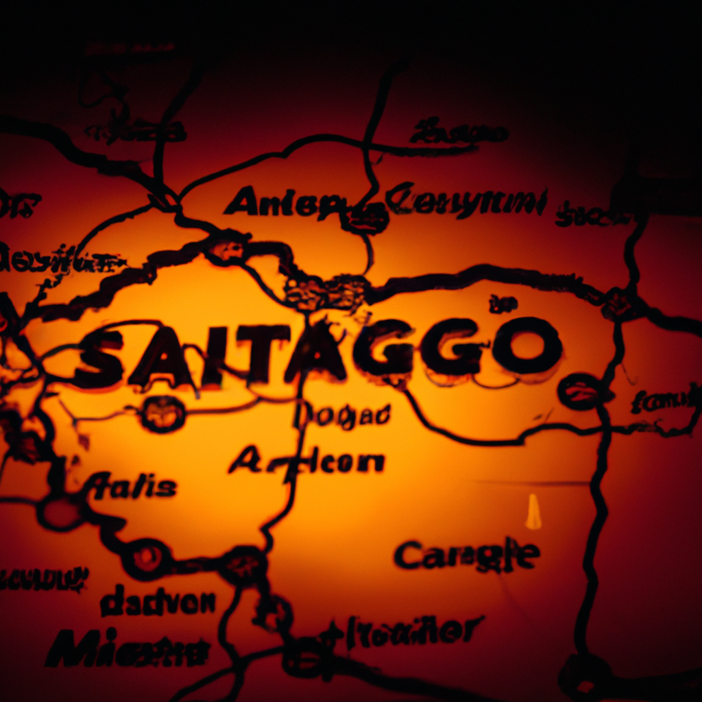 Mapa estático de ubicación en Santiago